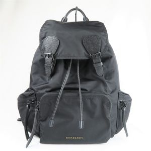 Sold - Burberry Black Backpack in Technical Nylon